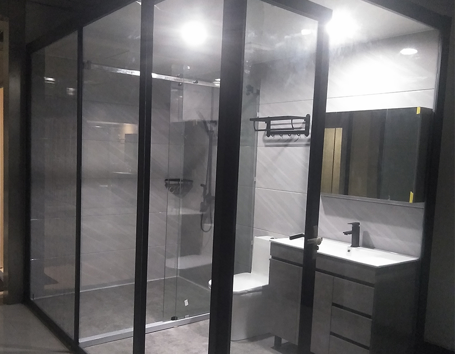 Utvendig Vegg Glass Montering Bad