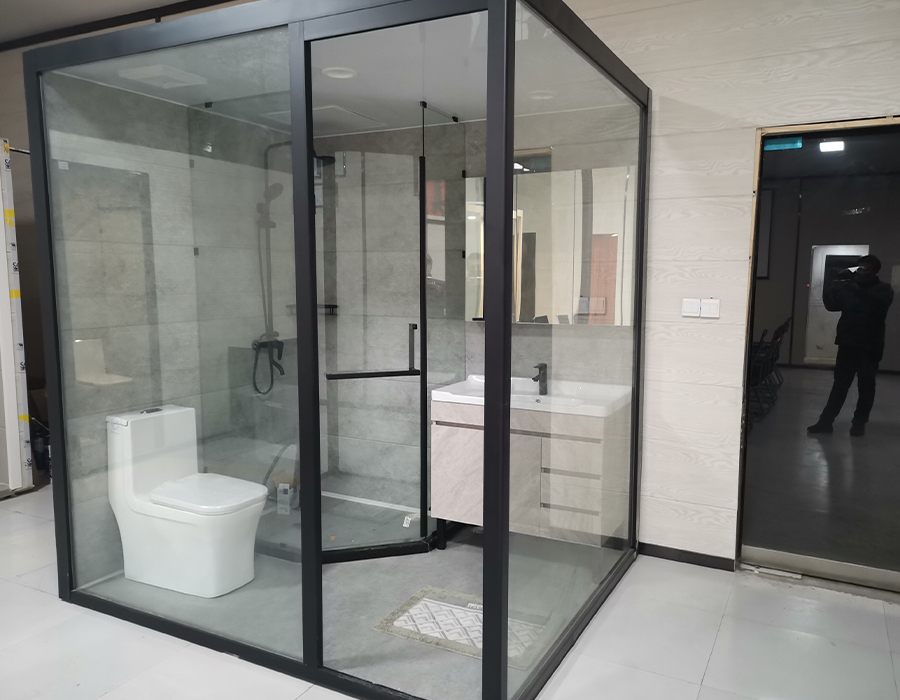 Utvendig Vegg Glass Montering Bad